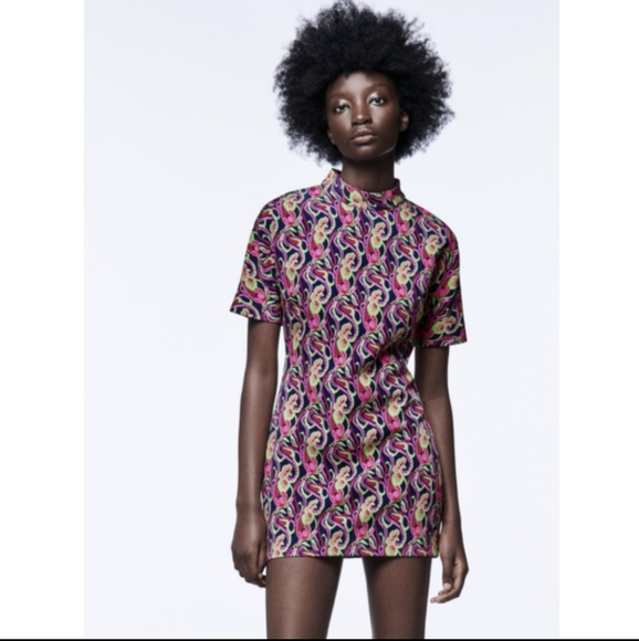 Zara Dresses & Skirts - Groovy Zara Mini-dress